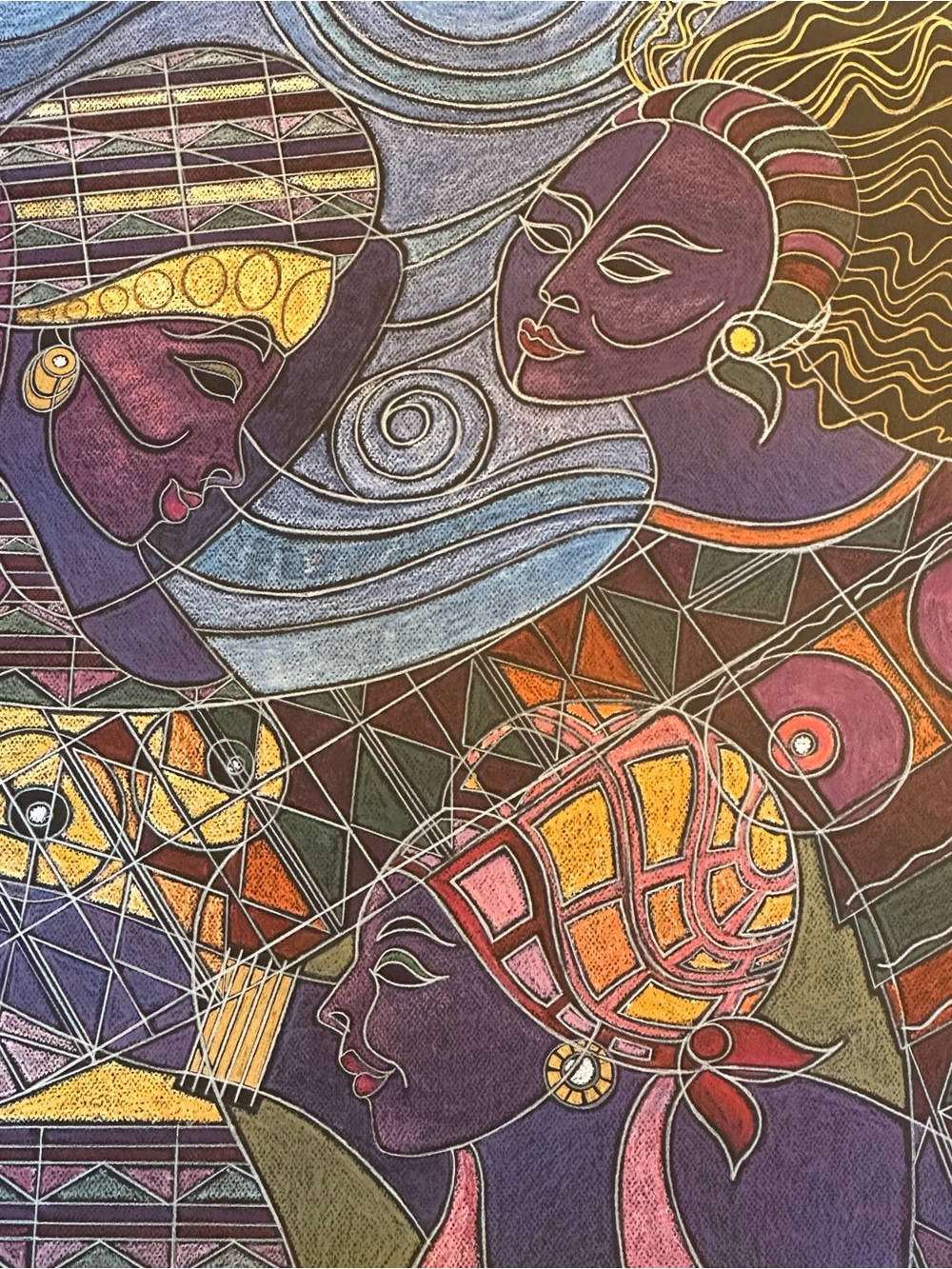 Joyce Phillips Young Jubilee 1993 African American Art Print 22x28